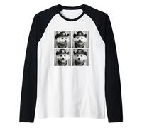 Carino Bichon Frise Divertente Cowboy Cani Animali Occidentali Umorismo Maglia con Maniche Raglan