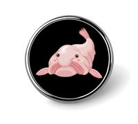 Carino Blob Fish Blobfish Spilla novità Distintivo Spilla da bavero Spilla Distintivo Cravatta Gioielli Decorazione per Cappelli Giacche Camicie