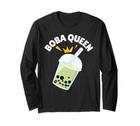 Carino Boba Tea Art Per Bambini Ragazzi Ragazza Kawaii Cibo Bevande Amante Maglia a Manica