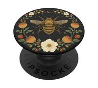 Carino Boho Bee Floreale Giardino Botanico Folk Art Estetica PopSockets PopGrip Adesivo