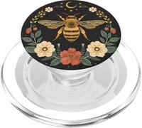 Carino Boho Bee Floreale Giardino Botanico Folk Art Estetica PopSockets PopGrip per MagSafe