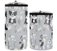 Carino Border Collie Cani Grigio Scarpa Borsa Per Lavatrice Sneaker Lavatrice Lavatrice 2 pz Scarpe Sacchetti di Lavaggio Per Lavanderia Lavabile Borsa Scarpe, Cute Border Collie cani Grigio, 1 size,