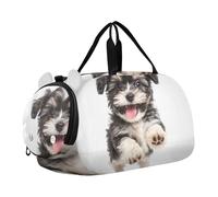 Carino Boston Terrier Dog Travel Duffle Bags Ragazze Tote Borse Durante La Notte Del Bambino Dei Bambini Bagagli Sport Bag Ragazzi Carry on Duffel, cucciolo carino, classico