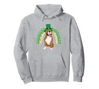 Carino Boxer Cane St Patricks Giorno Celebrazione, St tortini Felpa con Cappuccio