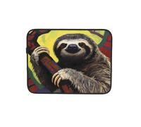 Carino Bradipo Art Custodia per computer portatile Notebook Computer Tablet Valigetta Borsa da trasporto per lavoro 13 pollici