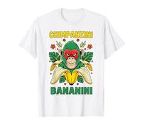 Carino Brainrot Banana Scimmia Scimpanzini Bananini AI Bambi Maglietta