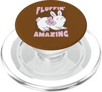 Carino Bunny Fluffin' Incredibile Grafica Pasqua Primavera PopSockets PopGrip per MagSafe