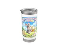 Carino Bunny luppolo Snack Repeat pastello primavera uova decorative Bicchiere termico in acciaio inox doppia parete
