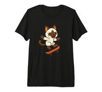 Carino Bunny Skateboard Retro Style Maglietta Premium