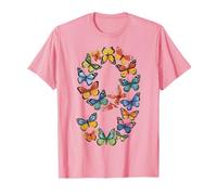 Carino Butterfly 9 Girl Birthday Shirt Natura Nove Maglietta
