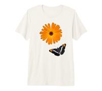 Carino California Sister Farfalla e Calendula Forme Mania Maglietta Premium
