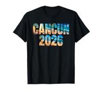 Carino Cancun 2026 Trip Travel Vacay Tutte Le Ragazze Sorelle Vibes Maglietta