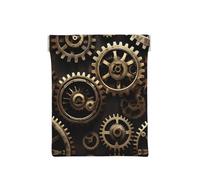 Carino Cane Carino Carino Nero Scala Standard-2_00X Borsa Stampato Portafoglio, Organizzatore di Monete, Supporto di Cambiamento, Portafoglio Da Viaggio Piccolo Per Monete, Cambiare Cuffie, Ingranaggi