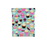 Carino Cane Carlino Nero - Scala Standard-2_00x Stampa Portafoglio, Organizzatore di Monete, Porta Cambiamenti, Piccolo Portafoglio da Viaggio, Per Monete, Cambiamenti, Cuffie, Modello cupcake, Taglia