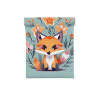 Carino Cane Carlino Nero - Scala Standard-2_00x Stampa Portafoglio, Organizzatore di Monete, Porta Cambiamenti, Piccolo Portafoglio da Viaggio, Per Monete, Cambiamenti, Cuffie, Carini Fiori di Volpe