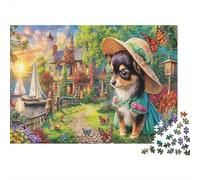 Carino Cane Puzzle 1000 Pezzi Idea Regalo Uomo E Donna Carino Cane Art Print Giochi Educativo E Giocattoli Sfida Regalo Intrattenimento Creativo Für Erwachsene Und Kinder Ab 8 Jahren 52x38cm/1000pcs