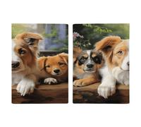 Carino Cani Animali Porta Passaporto Ultra Sottile PU Cuoio Viaggio Documenti Organizer Compatto Premium Internazionale US Passaporto Protector Cover per Donne Uomini