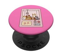 Carino Cani Artiglio Macchina Stile Giapponese Kawaii PopSockets PopGrip Adesivo