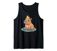 Carino Capibara e Anatra Best Friends Amante degli Animali Canotta