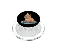 Carino Capibara e Anatra Best Friends Amante degli Animali PopSockets PopGrip per MagSafe