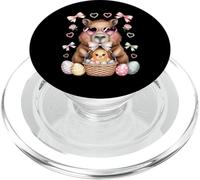 Carino Capybara Art Pastello Acquerello Coquette Pasqua Bambini Art PopSockets PopGrip per MagSafe