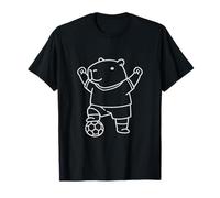 Carino Capybara Goal Celebration Calcio Calcio Maglietta