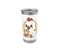 Carino Capybara Kawaii Anime Bere Bubble Tea Ragazza Bambini Bicchiere termico in acciaio inox doppia parete