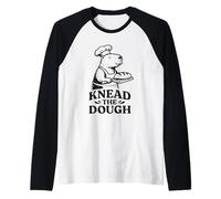 Carino Capybara Pane Cottura Impastare Pasta Maglia con Maniche Raglan