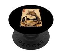 Carino Capybara Ramen giapponese Kanji Edo Pittura PopSockets PopGrip Adesivo
