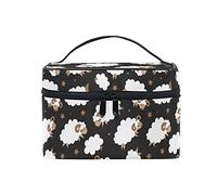 Carino cartone animato bambino animale pecora trucco borsa per le donne cosmetici borse toeletta treno caso, Come mostrato, Taglia unica, Zaini