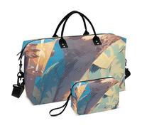 Carino Cartone Animato Blu Estate Spiaggia Bradipo Decorativo Carry On Personal Item Bag Allenamento Borsa con Cinghia Regolabile per Escursionismo Multifunzionale Bolsa de para Mujer