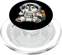 Carino cartone animato Husky Spazio ed Explorer Astronauta Cane PopSockets PopGrip per MagSafe
