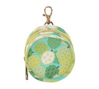 Carino cartone animato Shakya frutta verde neonato bambino viaggio ciuccio titolare con cerniera e clip portamonete, articoli neutri