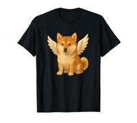 Carino Cartoon Angelo Shiba Inu Cane Maglietta