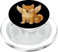 Carino Cartoon Angelo Shiba Inu Cane PopSockets PopGrip per MagSafe
