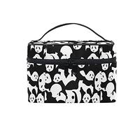 Carino Cartoon Baby Panda Animal Makeup Bag per le Donne Cosmetici Borse Toiletry Train Case, Come nella foto, Taglia unica, Zaini