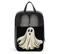 Carino Cartoon Bianco Fantasma Scarpa Bag per Viaggi Uso quotidiano Anti-polvere Storage Carrier Golf Shoe Pouch