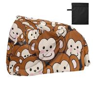 Carino Cartoon Brown Monkey Impermeabile Outdoor Bike Cover con Fori di Blocco Anti Polvere Pioggia Neve UV Storage Copertura Bici Elettrica Adatto per la maggior parte capa para motocicleta