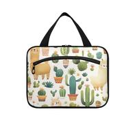 Carino Cartoon Catus Animali Appeso Viaggio Toiletry Bag per gli uomini con gancio, Designer Multifunzionale Borsa da Viaggio Toiletry per mamma Viaggio bolsas de maquillaje para Mujer L
