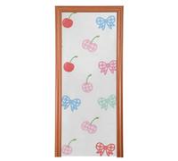 Carino Cartoon Cherry Bow natale porta copertura 35x79 In festa banner sfondo Holiday Party Forniture M