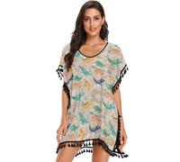 Carino Cartoon coccodrillo coccodrillo donne costumi da bagno coprire costume da bagno copre abiti larghi spiaggia, Coccodrillo a forma di coccodrillo, Medium