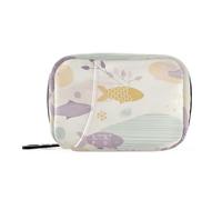 Carino Cartoon Fish Travel Medicine Bag con scomparti staccabili Riutilizzabile Farmaci Custodia da viaggio per borsa