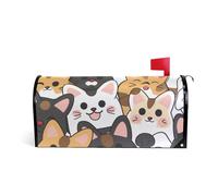 Carino Cartoon Gattino Decorativo mailbox avvolge magnetico per il giorno della memoria carino San Valentino mailbox copre dimensioni standard Caja de correos