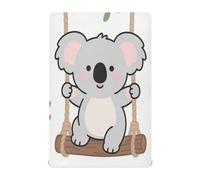 Carino Cartoon Grigio Swing Koala mussola presepe montato Essentials Boy 52''x28'' sábanas de cuna para ni?o