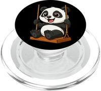 Carino Cartoon Panda Swinging Playground Joy PopSockets PopGrip per MagSafe