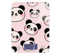 Carino Cartoon Pink Panda Espresso Bilancia per il peso degli alimenti 12 lb/1 oz, 5kg/5g Impermeabile Grammi Bilancia Digitale con 4 Unità per Cuocere Torrefazione Espresso báscula para cocina