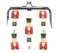 Carino Cartoon Soldati Bianco Personalizzato Donne Carino Coin Purse Fibbia In Pelle Bacio Blocco Piccolo Cambiamento Borsa