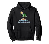 Carino Catalina Island California vacanza corrispondente Felpa con Cappuccio