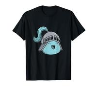 Carino Cavaliere Blu Cartoon Testa Maglietta