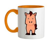 Carino Cavallo - Tazza IN Ceramica - Ride Equitazione Fantino Bambini Cartoon